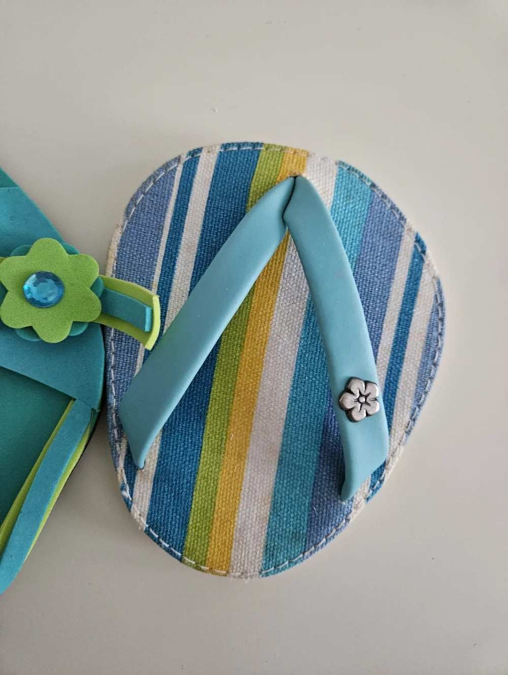 DRINKWEAR 4-Piece Flip Flop Coaster Set